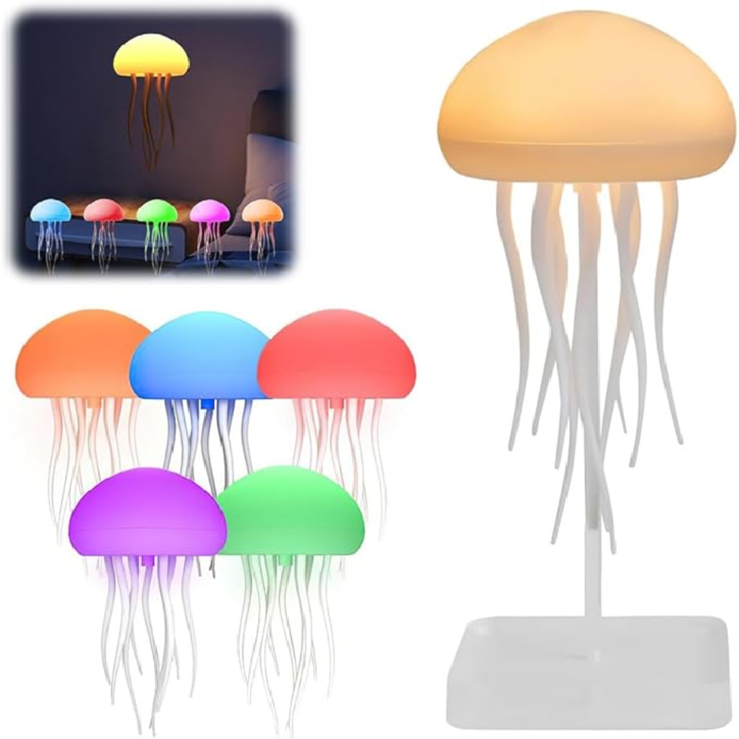 Floating RGB Jellyfish Lamp with Voice Control